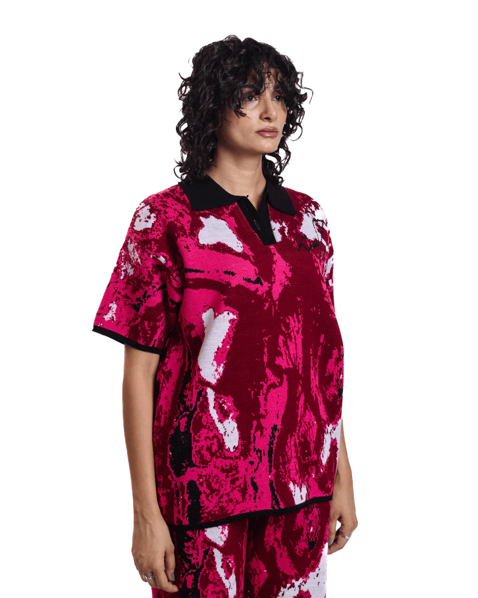 "RADIANT TIDE" JACQUARD POLO
