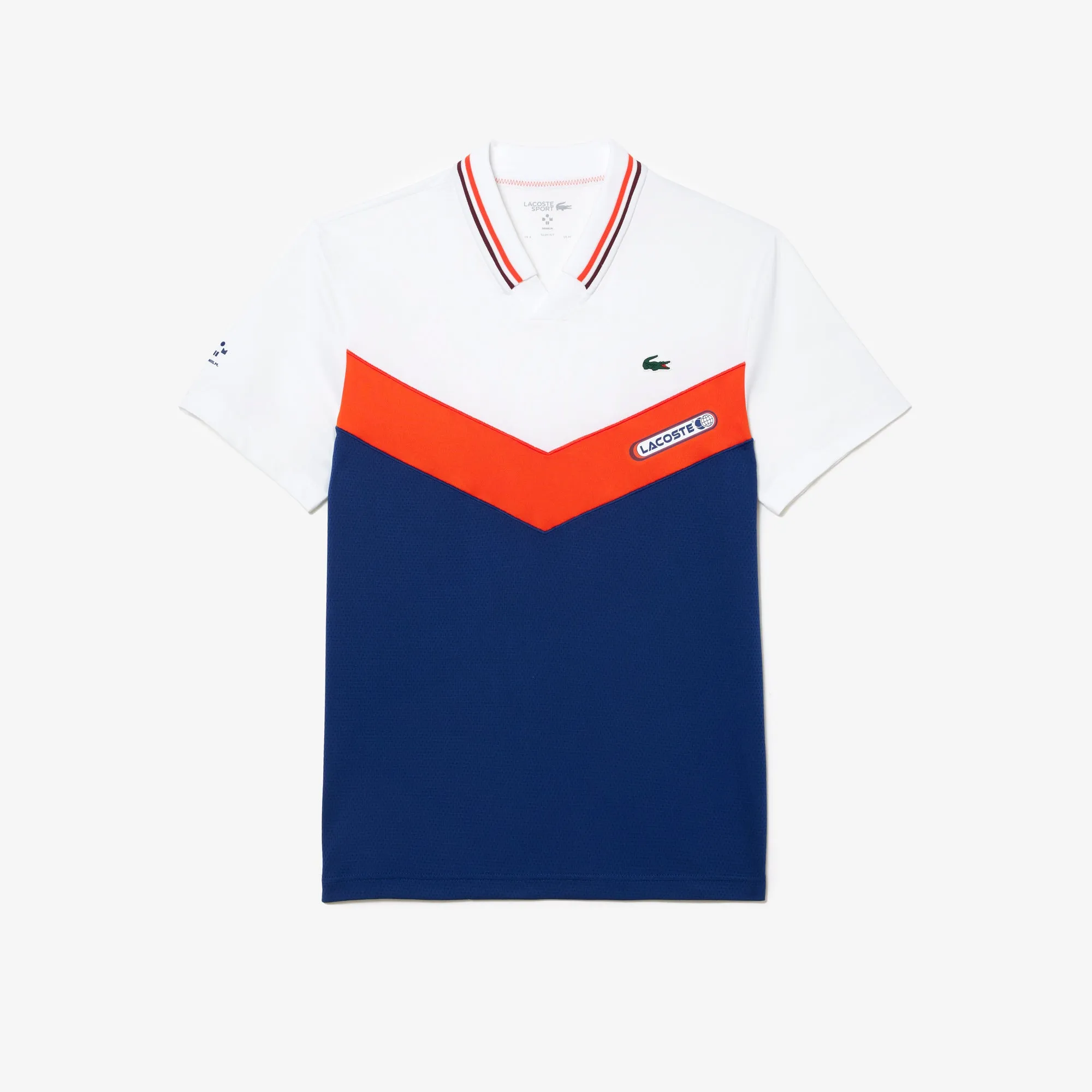 Slim Fit Lacoste Tennis x Daniil Medvedev Seamless Effect Polo Shirt