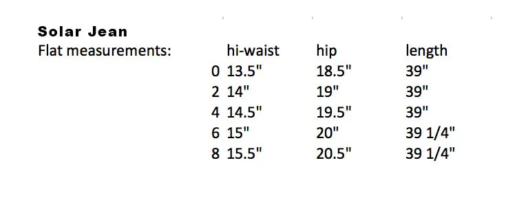 Solar High Waisted Jean