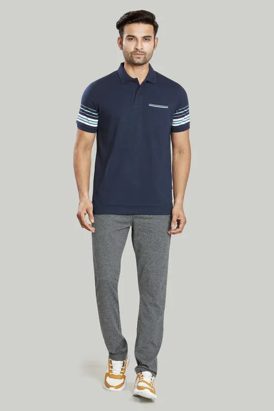 Stripe Jersey Polo