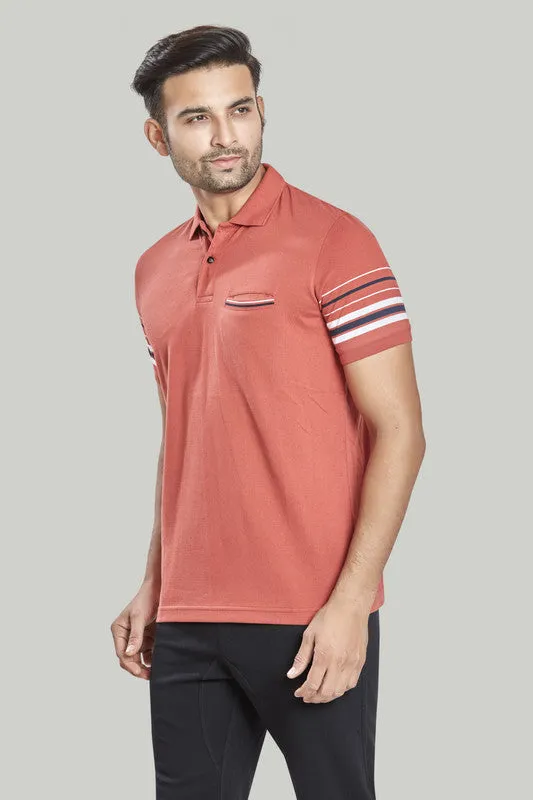 Stripe Jersey Polo