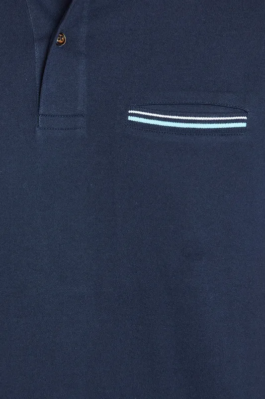 Stripe Jersey Polo