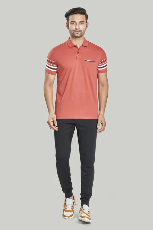 Stripe Jersey Polo