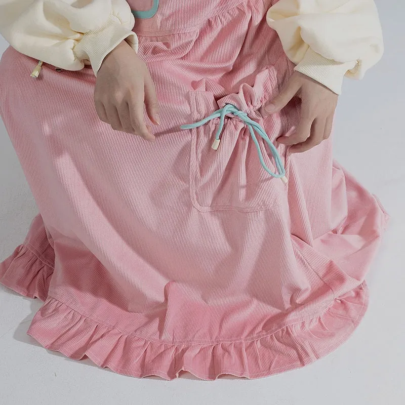 Sweet style Soft Girl Strap Dress