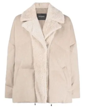 Taupe Shearling Rio Jacket