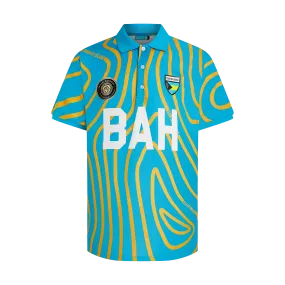 TEAM BAHAMAS POLO-AQUA
