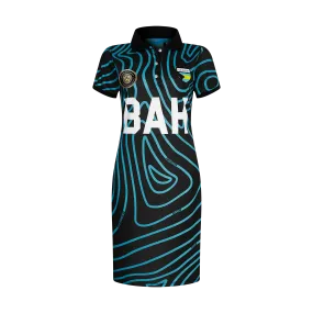 TEAM BAHAMAS POLO DRESS-BLACK