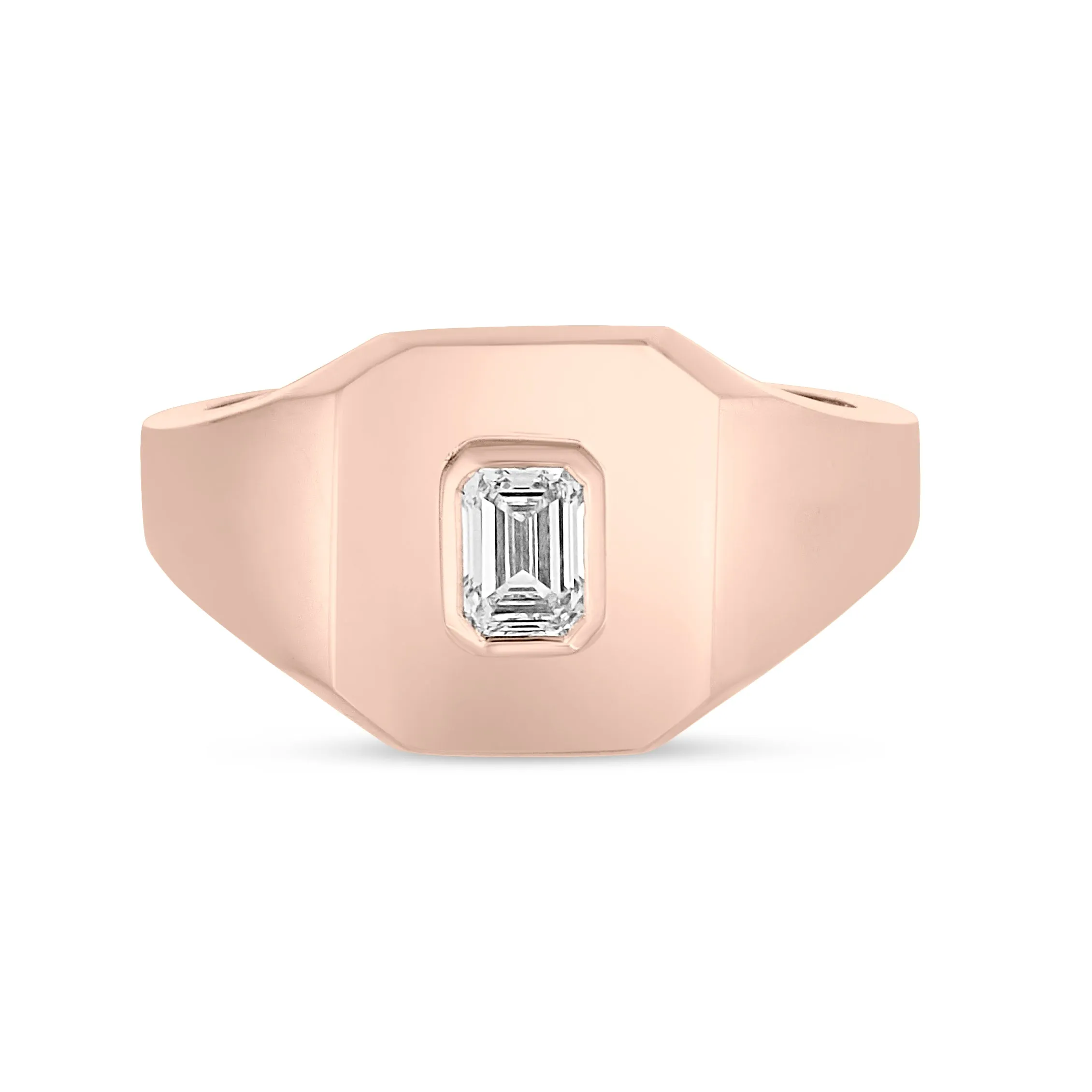The Oran Emerald Cut Signet