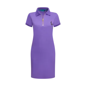 THE STAPLE POLO DRESS-IRIS