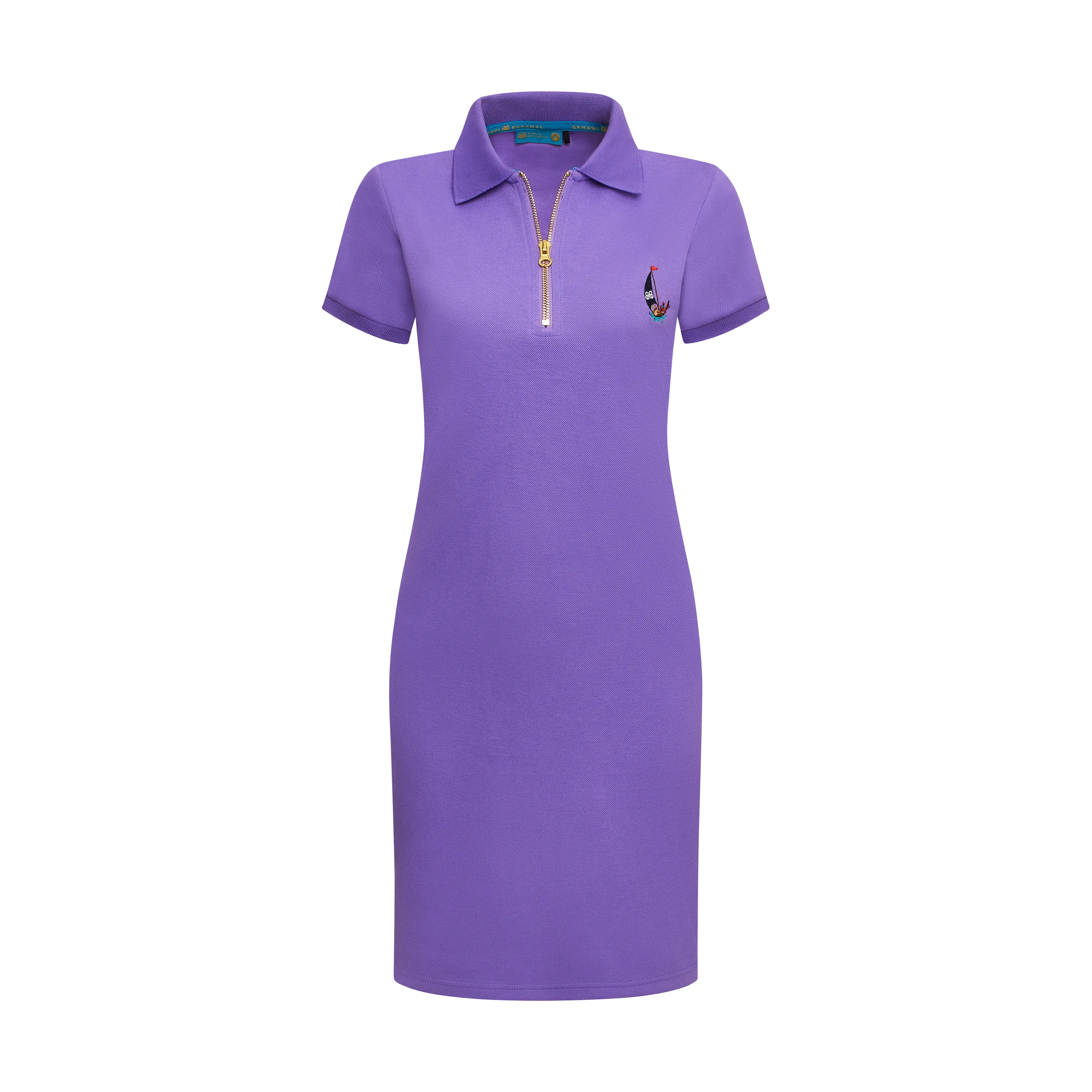 THE STAPLE POLO DRESS-IRIS