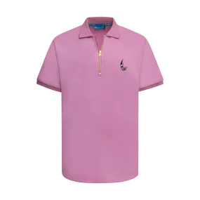 THE STAPLE POLO-MAUVE