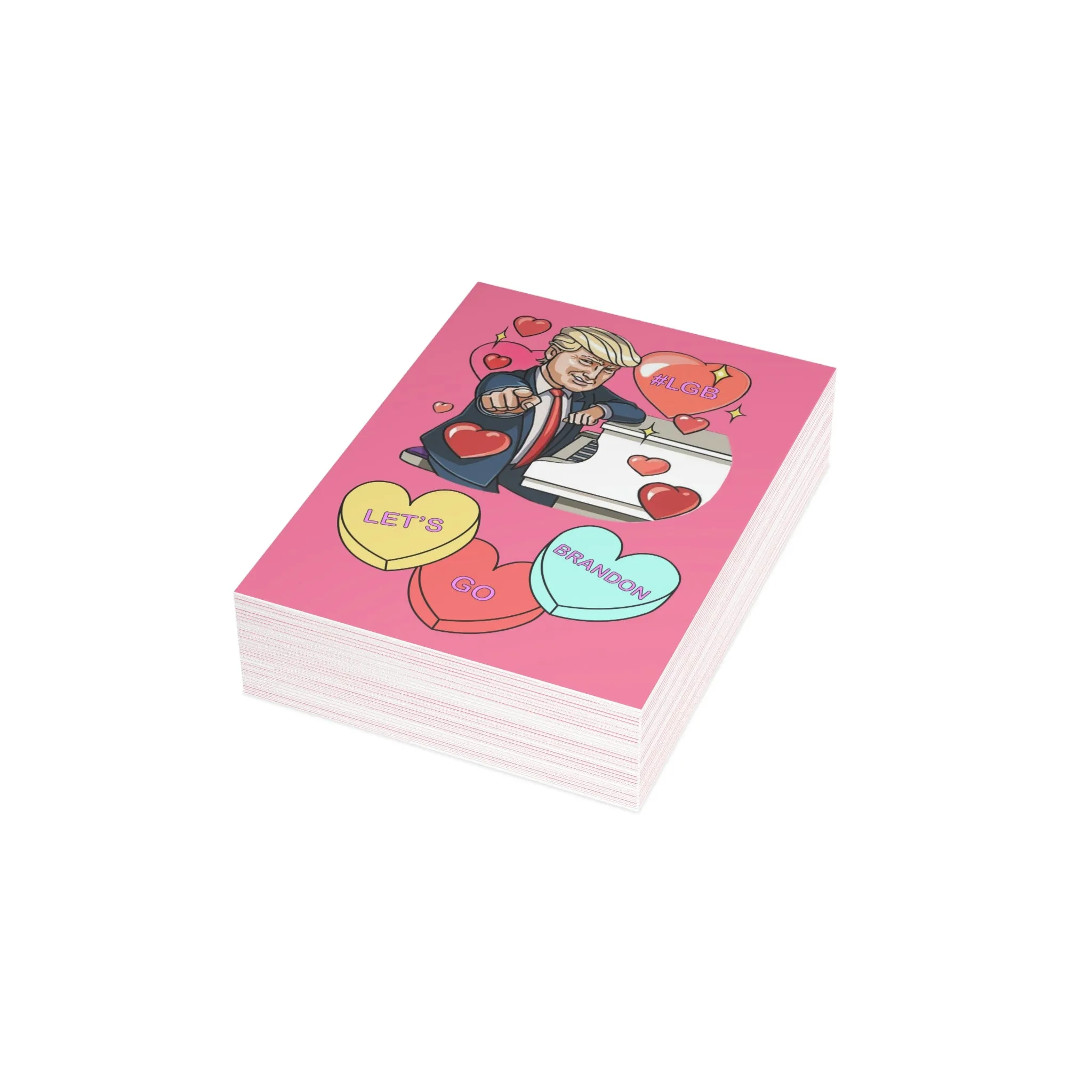 Trump Conversation Hearts Greeting Cards (1, 10, 30, and 50pcs)