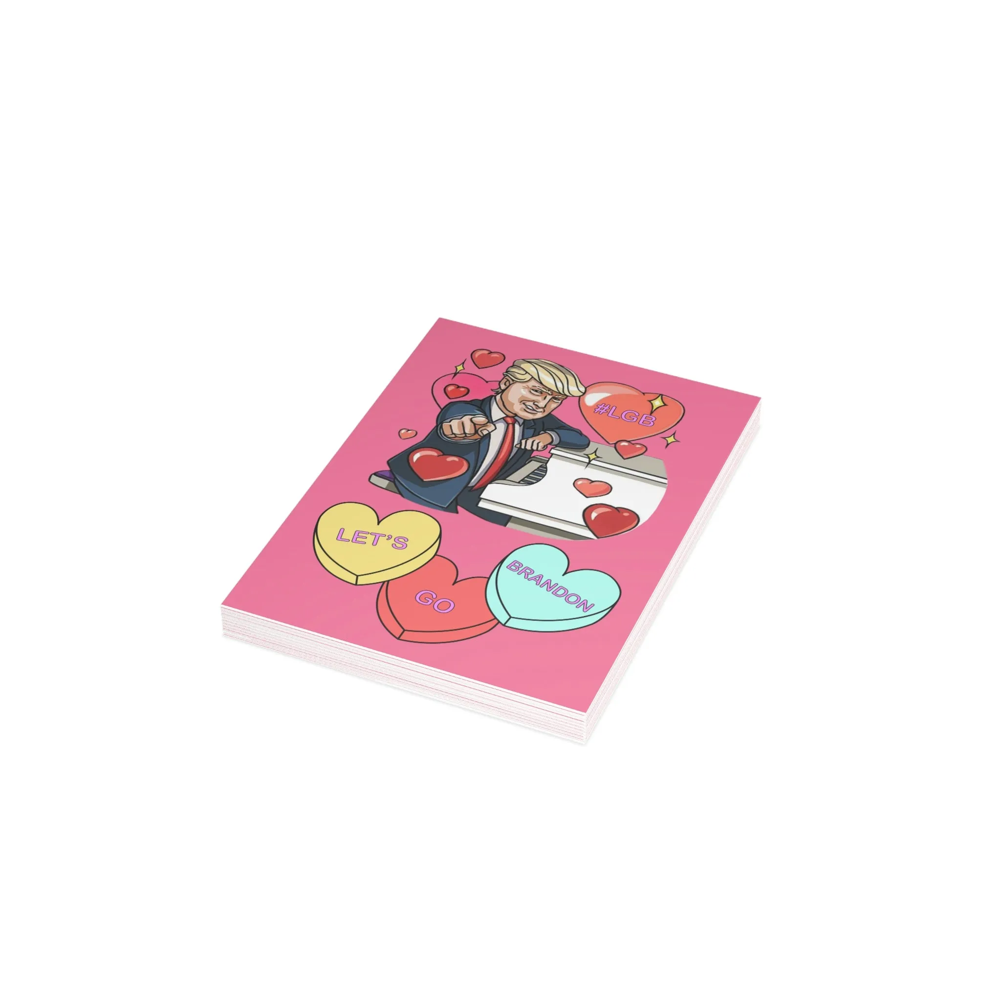 Trump Conversation Hearts Greeting Cards (1, 10, 30, and 50pcs)