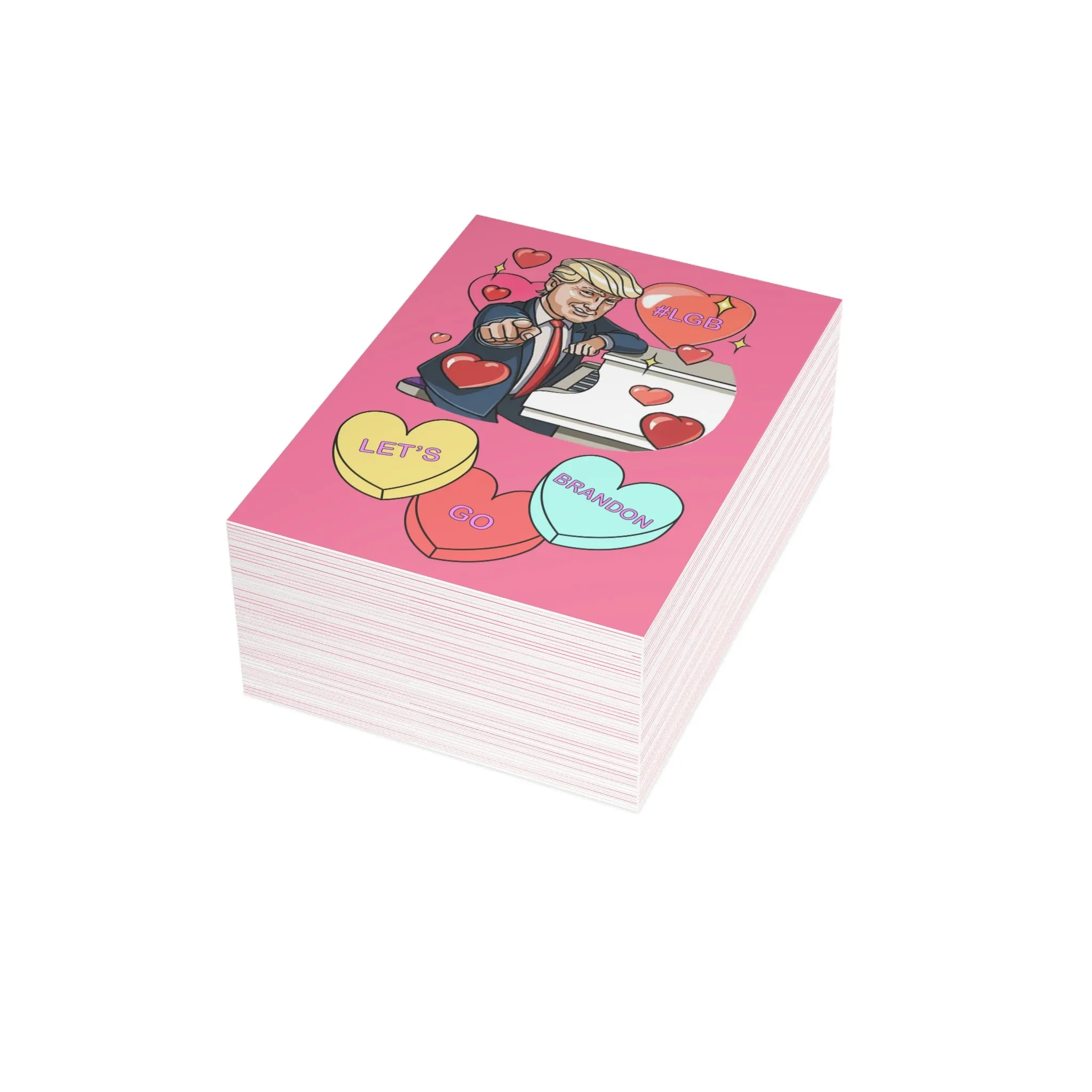 Trump Conversation Hearts Greeting Cards (1, 10, 30, and 50pcs)