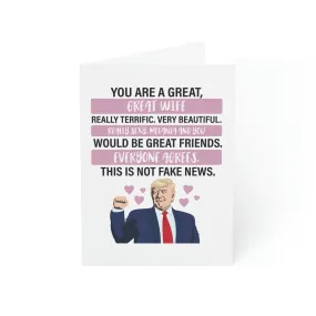 Trump: You are a Great Wife Greeting Cards (1, 10, 30, and 50pcs)