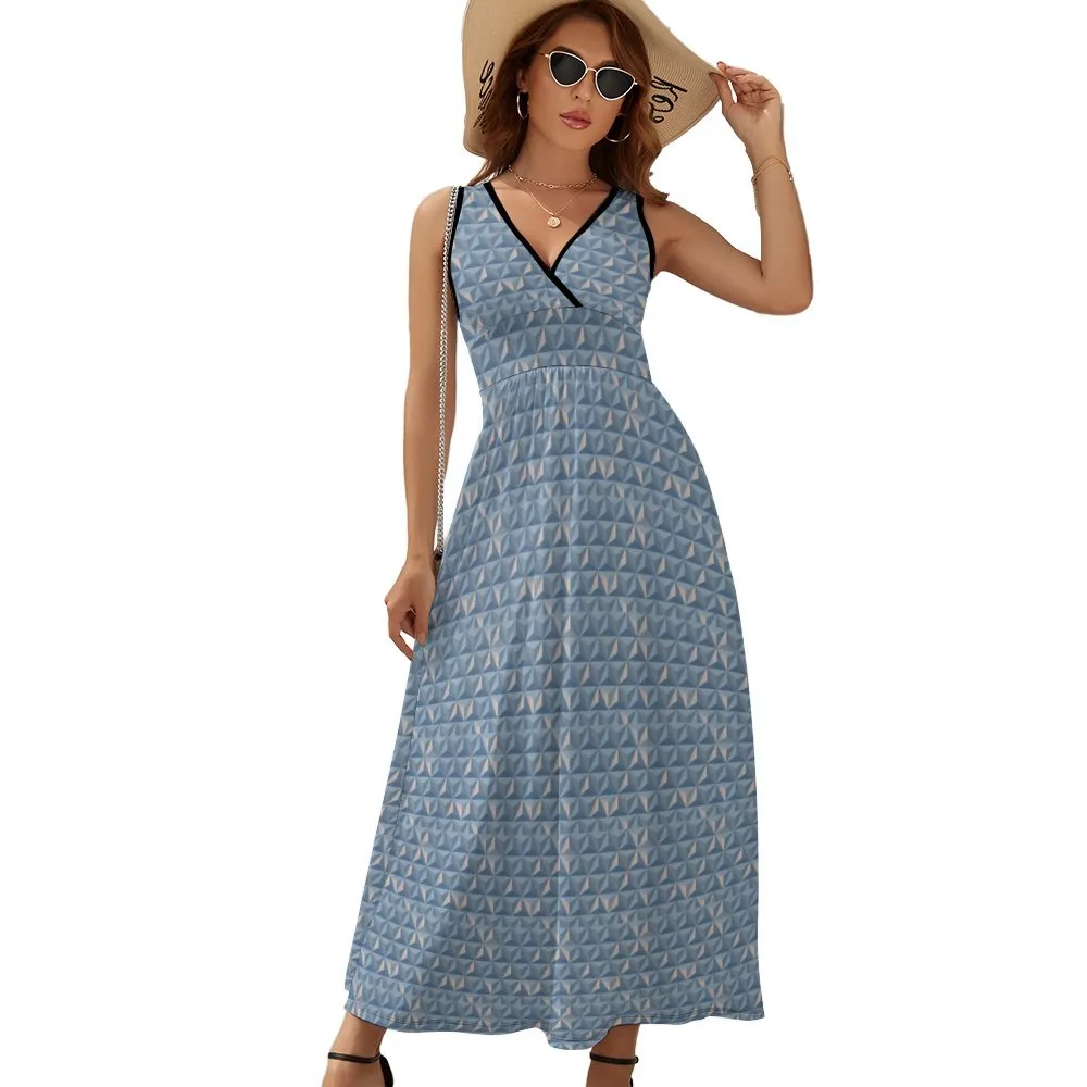 World Traveler Women's Long Sleeveless Dress