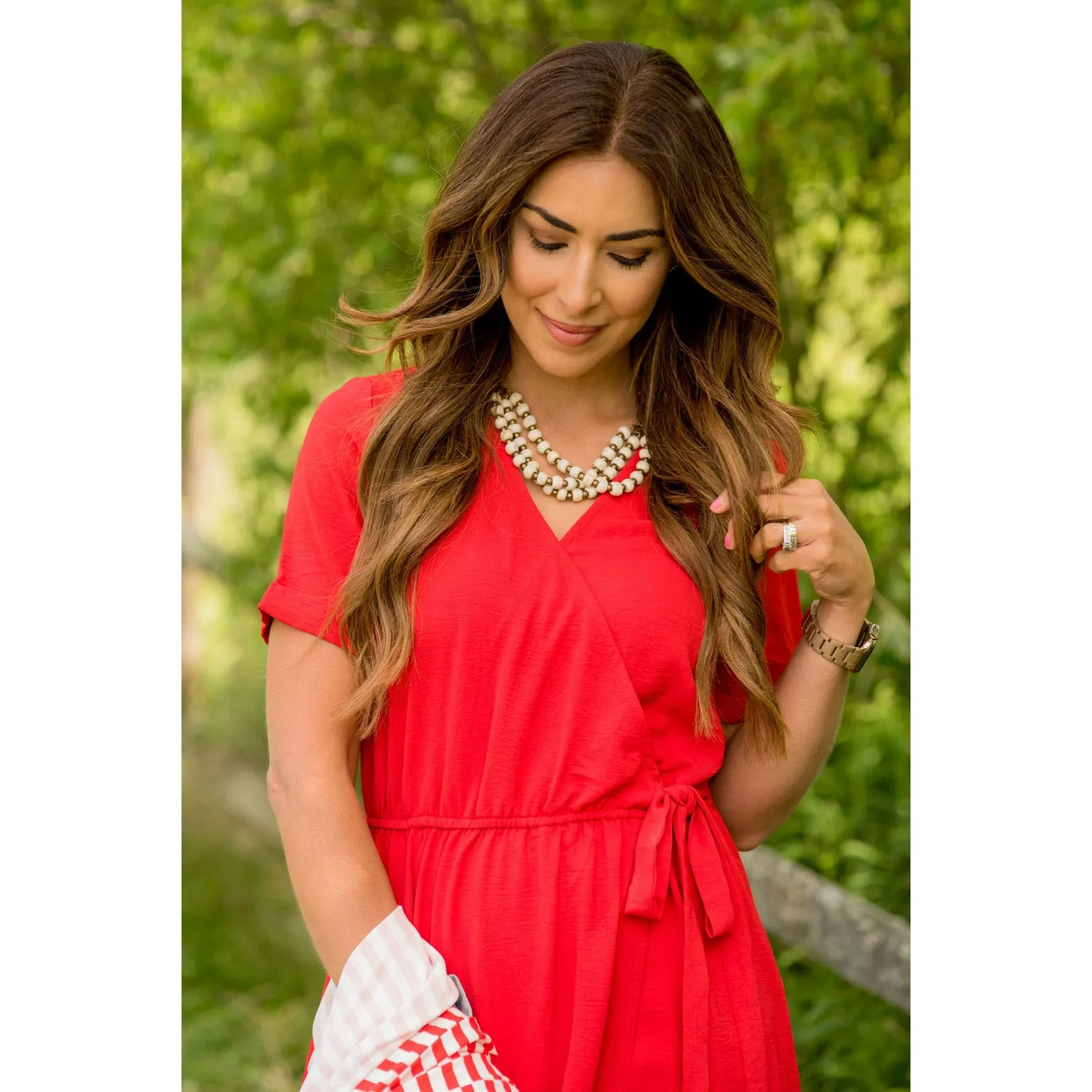 Wrap Tie Maxi Dress