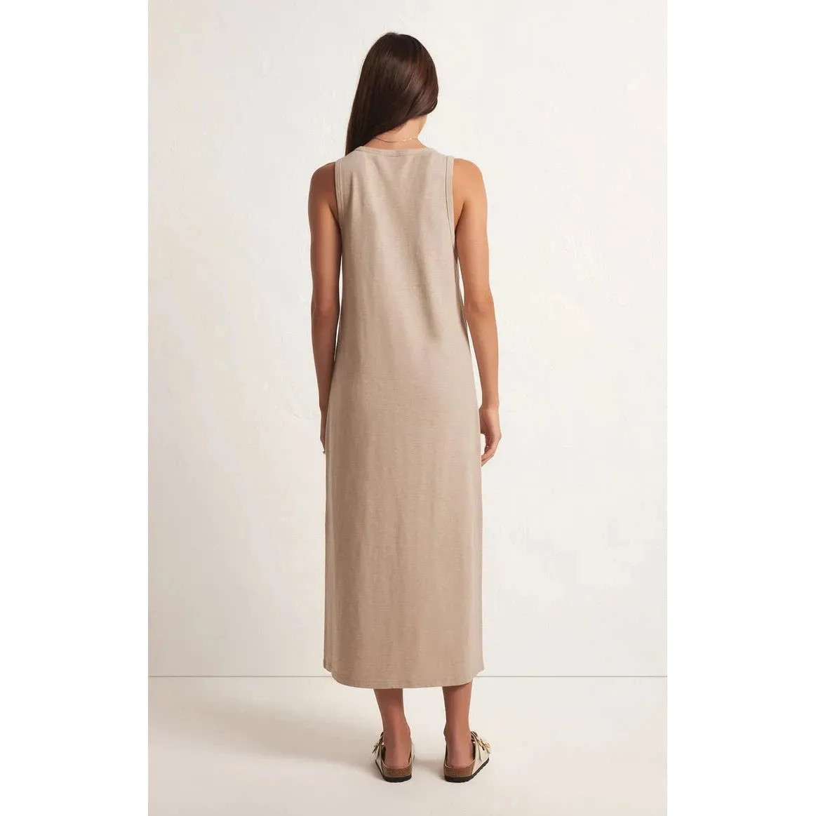 Z Supply Mystic Midi Dress Putty